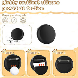 Acheter INF Étui Airtag en silicone avec porte-clés Black