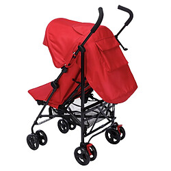 Avis Poussette sport légère S120 BUF BOOF rouge 0-36 mois ,dossier inclinable à 180 degrés