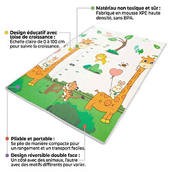 Avis Devessport Tapis de Jeu Pliable Kohala Baby – Mousse XPE Réversible | 180x120cm Imperméable