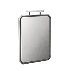 INF Planche à découper en acier inoxydable avec texture diamant