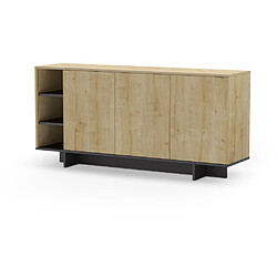 Acheter MARCKERIC CEQUOIA - Buffet scandinave chêne et noir