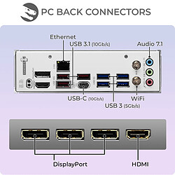 Acheter Sedatech PC Gamer, AMD Ryzen 5 9600X, RX 9070 XT, 32Go DDR5, 2To SSD, Win 11