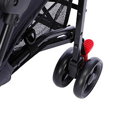 Poussette sport légère S120 BUF BOOF rouge 0-36 mois ,dossier inclinable à 180 degrés pas cher