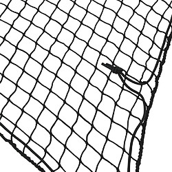 Avis vidaXL Filet pour remorque avec corde élastique noir 2,1x1,25 m PP