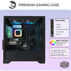 Avis Sedatech PC Gamer, AMD Ryzen 7 5700X, RX 9060 XT, 32Go RAM, 1To SSD, Win 11