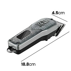Acheter Avizar Tondeuse USB-C 5W Sans Fil 2000mAh Motif Ciseaux et Barbe avec Écran LED Gris