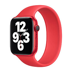 Bracelet Boucle unique en Silicone Apple Watch | 38/40/41/42 mm - Taille 4 - (Product) Red