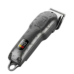 Avizar Tondeuse Électrique USB-C 5W Sans Fil 2000mAh Design Rétro avec Écran LED Noir