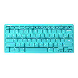 Silver HT SILVERHT - Clavier sans fil en espagnol, inclut la lettre Ñ, Turquoise