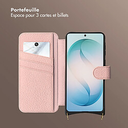 Avis Selencia Étui Riva avec MagSafe et cordon de téléphone pour Samsung Galaxy S26 Ultra - Old Pink