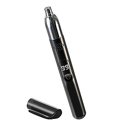 Avizar Tondeuse 3W pour Poils de Nez Rechargeable USB Compacte avec Écran Digital Noir