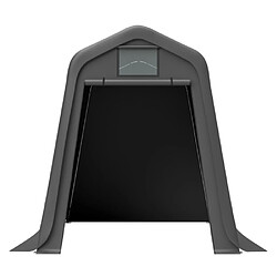 modfu Abri de rangement extérieur gris 245 x 183 x 217 cm en PE imperméable