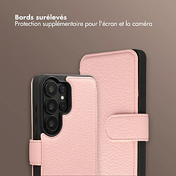 Selencia Étui Riva avec MagSafe et cordon de téléphone pour Samsung Galaxy S26 Ultra - Old Pink pas cher