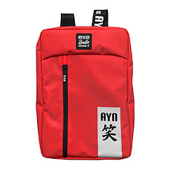 Smile - Sac à dos Akira pour ordinateur portable 15-16 pouces, imperméable, antivol, rouge