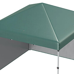 modfu Tonnelle pliante 3x3 m verte avec 2 parois, hauteur réglable, sac de transport