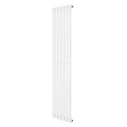 Monstershop Radiateur Ovale à 1 Panneau 1600 x 360 mm en Acier Blanc Horizontale