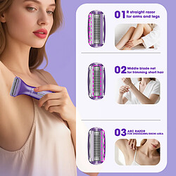 Acheter INF Tondeuse à cheveux 5-en-1 pour femmes : Coupe précise et douce Purple
