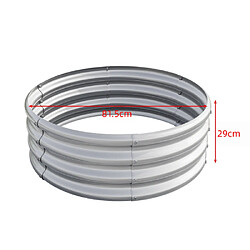 Avis modfu Carré potager surélevé en acier galvanisé 45,7 x 45,7 x 30,5 cm argent
