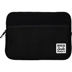 Smile housse ordinateur tablette 13 14 pouces Fitness Black néoprène noir