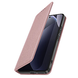 Avizar Étui pour Redmi Note 15 Pro 4G Séries Classic Porte-carte et Support vidéo Rose