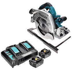 Makita DHS 900 CT Scie circulaire sans fil 36 V (2x 18 V) 235 mm + 2x 5,0 Ah + chargeur