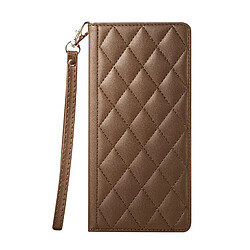 Avizar Étui Portefeuille RFID pour Galaxy S26 avec Support Vidéo et Dragonne Marron