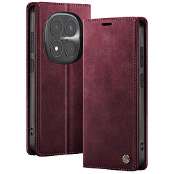 Avizar Étui Vintage pour Redmi Note 15 Pro Plus 5G Collections CaseMe Blocage RFID Rouge