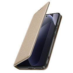 Avizar Étui pour Redmi Note 15 Pro 4G Séries Classic Porte-carte et Support vidéo Dorée