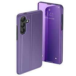 Avizar Étui Miroir pour Galaxy S26 Ultra avec Fenêtre Smart View et Support Violet