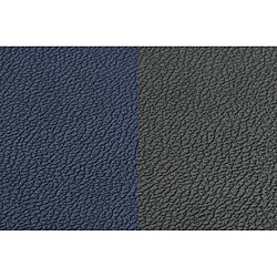 Acheter Bjorn Sous-verre curve réversible - 6 pièces - Cuir recyclé bleu nuit et gris anthracite