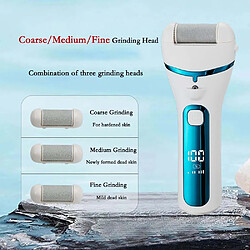 Avis INF Lime Électrique pour Pieds - Râpe Anti-Callosités Rechargeable et Exfoliante White + Blue