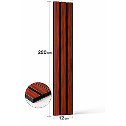 Acheter PROTOCOLE HOME Lambris PVC décoratif 290 x 59,9 cm, surface lisse, à coller.