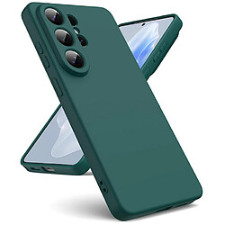 Htdmobiles Coque pour Samsung Galaxy S26 Ultra 5G - housse etui silicone gel fine + film ecran - VERT