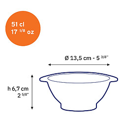 Acheter Duralex Bol oreilles Lys transparent 51 cl (lot de 6)