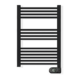 Sèche-serviettes électrique à inertie sèche HJM, 500 W, Square, Noir