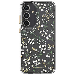 Rifle Paper Co. Rifle Paper Coque pour Galaxy S24 Plus Antibactérienne avec Motif Fleurs Transparent