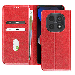 Avizar Étui Xiaomi Redmi Note 15 4G / 5G Série Chesterfield Fonction Stand Rouge