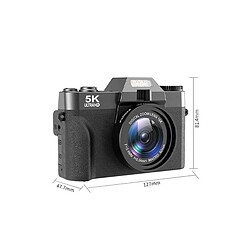 Appareil Photo Numérique ensemble VURAHOME RZ0 5K 75MP WiFi Écran 3" 2 Batteries 128Go