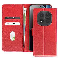 Avizar Étui Xiaomi Redmi Note 15 Pro 4G Série Chesterfield Fonction Stand Rouge