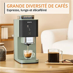 Avis Machine à café à grain Krups SA401LE0 Coffee Crush Vert