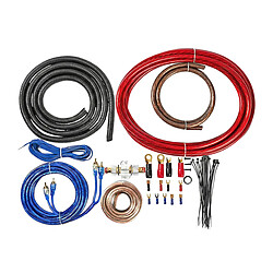 Nedis Kit de Câblage 800W pour Amplificateur Audio de Voiture Multicolore