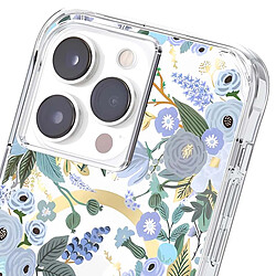 Rifle Paper Co. Rifle Paper Coque pour iPhone 14 Pro Max Antibactérienne avec Motif Floral Bleu