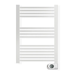 Sèche-serviettes électrique à inertie sèche HJM, 500 W, Square, Blanc