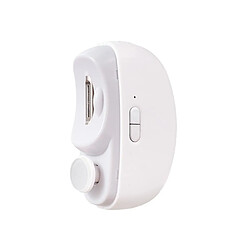 INF Coupe-ongles et lime électrique 2-en-1 - Soin des ongles sûr et facile White