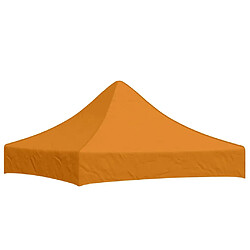 vidaXL Toit de tente de réception 2x2 m Orange 270 g/m²