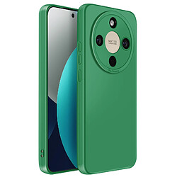 Avizar Coque pour Honor Magic 8 Lite en Silicone avec Contour Protection Caméra Vert