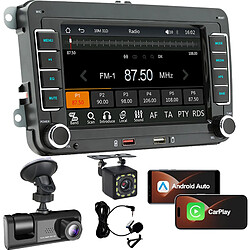 VURAHOME Android Autoradio universel pour Volkswagen 7" FM BT et Apple Carplay - F9070