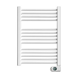Sèche-serviettes électrique à inertie sèche HJM, 500 W, Noor, Blanc