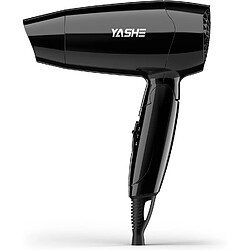 YASHE Mini Sèche-Cheveux Pliable de Voyage, 1200W Avec 2 Réglages de Chaleur et Vitesse