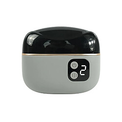 INF Coupe-ongles et polissoir électrique 2-en-1 avec lumière LED et rangement pour les rognure